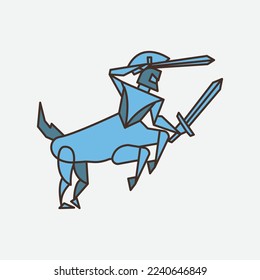 Modern Greek Warrior design and illustration art