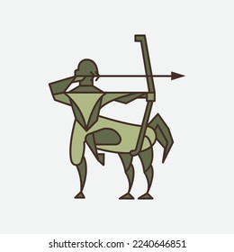Modern Greek Warrior design and illustration art