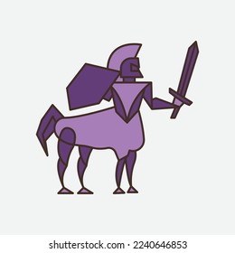 Modern Greek Warrior design and illustration art