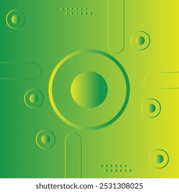 Modern Green abstract background, circle Shape Geometric Dot, graphic, technology digital template, cover design, backdrop, banner, web background, book cover, advertisement, green gradient