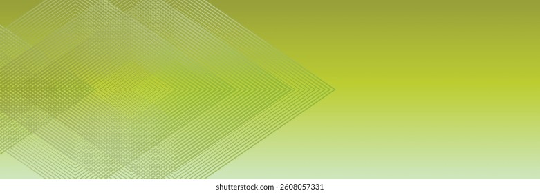 modern green abstract background with glowing arrow lines. Modern shiny green geometric lines design. Technology futuristic concept. Horizontal banner template. Suit for cover, header, poster,
