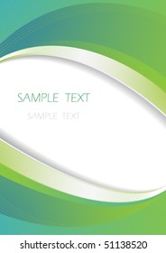 Modern green abstract background.  Place for texts and inscriptions.