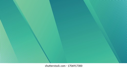 Modern green abstract background for presentation design template. Vector illustration for corporate, business, anniversary, celebration, wedding, and beauty contest