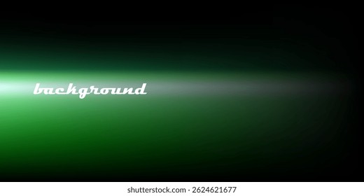 Modern Green Abstract Background with Soft Gradient and Light Effects