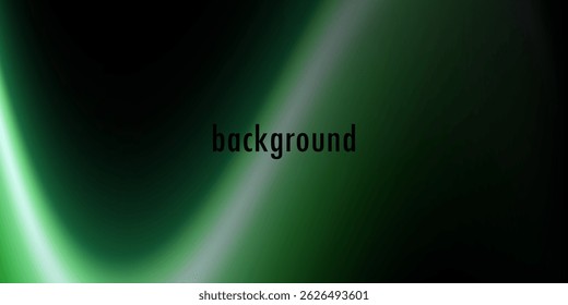 Modern Green Abstract Background with Soft Gradient and Light Effects