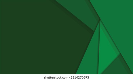 Modern green abstract background template illustrator