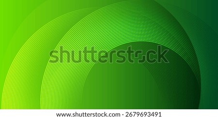 Modern Green Abstract Background with Wavy Lines. Modern trendy design in vector illustration