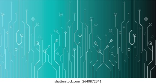 modern green abstract digital technology background