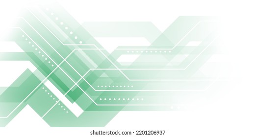 Modern Green Abstract Technology Background Design Vector Illustration