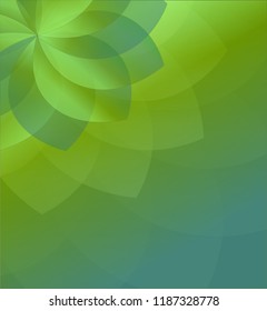 Modern green abstract vector background. Elegant design with copy space. Editable, can be used on brochures, posters etc. Vector and raster format available.