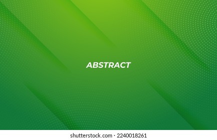 Modern green background. green diagonal background with halftone and line stripes pattern.