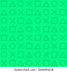 Modern green background. Game social network post  concept. Seamless Pattern. svg