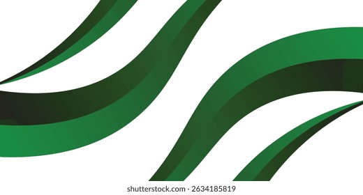 Fondo verde moderno. Plantilla de fondo de patrón de Diseño gráfico con Formas de onda dinámica. ilustración de Vector moderno
