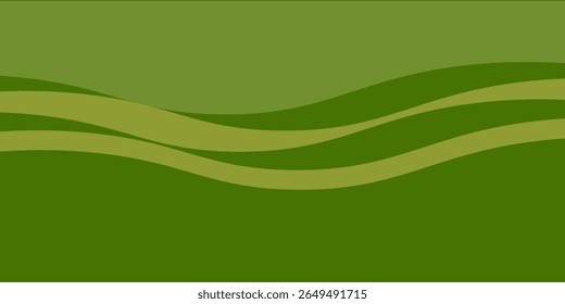 Modern green background. Graphic design pattern background template with dynamic wave shapes.vector shape modern green.Vector
