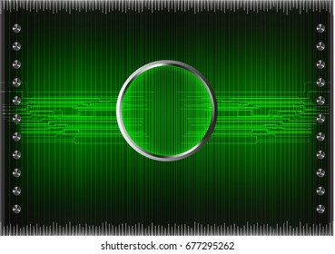 Modern green background, high technology. 2d illustration  