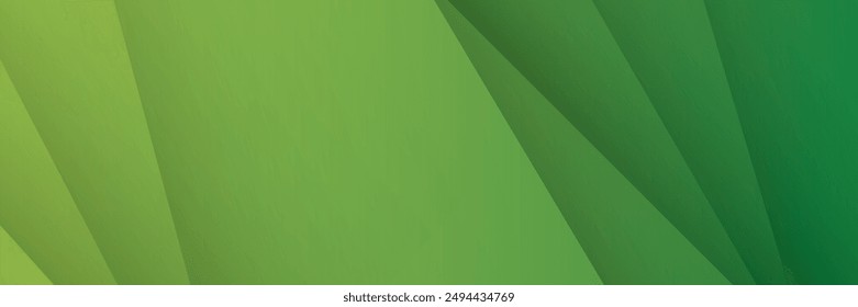 Fondo de Anuncio verde moderno con rayas diagonales y semitono de punto.