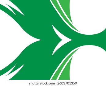 Modern green banner background. Graphic design banner pattern background