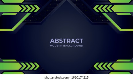 Modern green and black gradient contrast corporate background