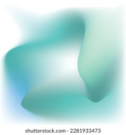 Modern green and blue background vector.