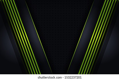 modern green combine shine dot shape