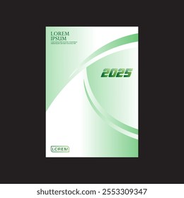 Modern Green cover design  . A4 size book cover template for annual report, magazine, booklet, proposal, portfolio, brochure, poster