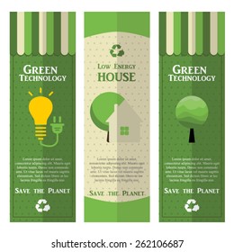 Modern green ecology Design Layout