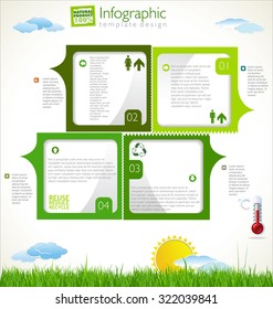 Modern green ecology Design Layout