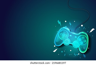 New game controller or joystick with soft color background 7945849 Vector  Art at Vecteezy