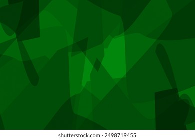 Modern Green Geometric Shape Background. Technology Banner. Geometric. Abstract Backdrop. Wallpaper. Vector Illustration