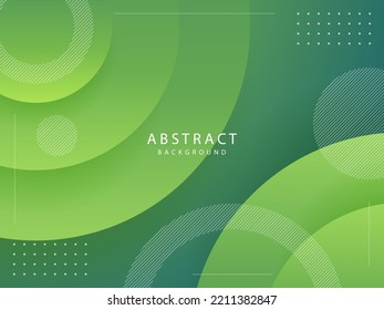 fondo abstracto de gradiente verde moderno con líneas transparentes futuristas