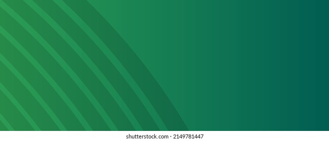 Modern green gradient backgrounds with wave lines. Header banner. Bright geometric abstract presentation backdrops. Vector illustration