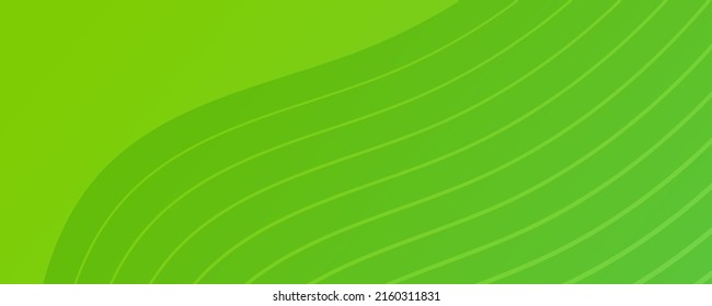 Modern green gradient backgrounds with wave lines. Header banner. Bright geometric abstract presentation backdrops. Vector illustration