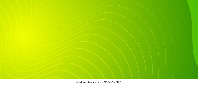 Modern green gradient backgrounds with wave lines. Header banner. Bright geometric abstract presentation backdrops. Vector illustration