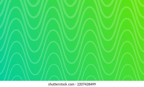 Modern green gradient backgrounds with wave lines. Header banner. Bright geometric abstract presentation backdrops. Vector illustration