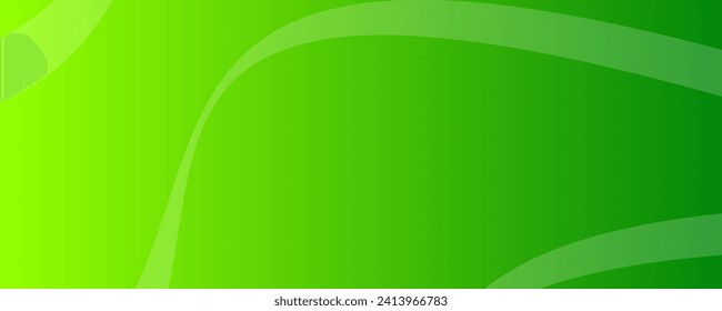 Modern green gradient backgrounds with wave lines. Header banner. Bright geometric abstract presentation backdrops. Vector illustration
