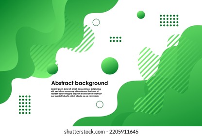color de gradiente verde moderno fondo líquido abstracto y composición de forma fluida