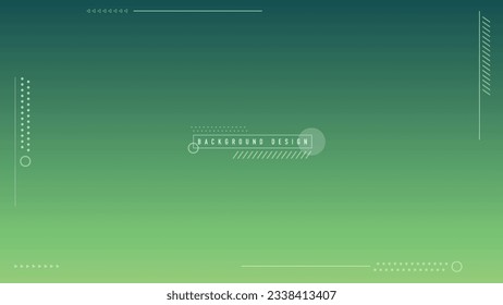 Modern green gradient illustration background