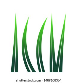 modern green grass vector illustration