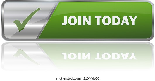 modern green  join today sign