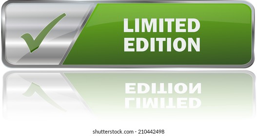 modern green limited edition sign