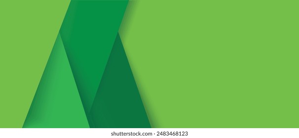 Ilustración vectorial de fondo de líneas verdes modernas EPS10