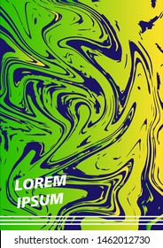 Modern Green Liquid Gradient Banner and Poster Background HD Vector
