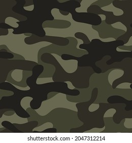 modern green military vector camouflage print, seamless pattern for clothing headband or print. camouflage from pols