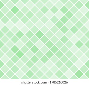 Patrón moderno de rhombus sin costuras verde. Resumen del fondo del vector geométrico. Papel de la pared festivo. 