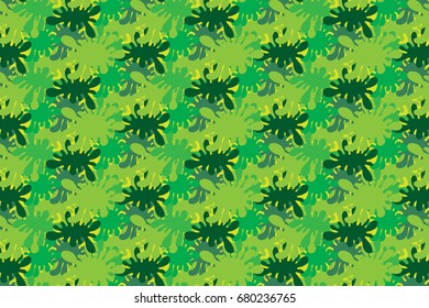 Modern green slime pattern