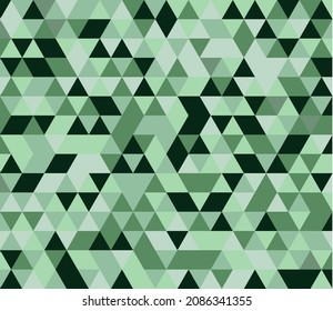 Modern green Triangle Geometric background Vector