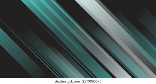 Modern Green Turquoise Grey black Line Abstract Background for Presentation Design Template. Suit for corporate, business, wedding, and beauty contest.