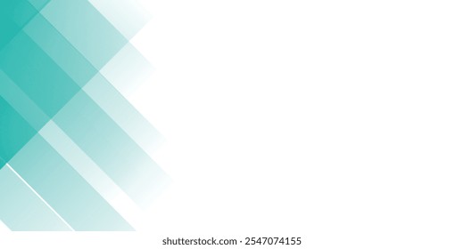 Modern Green Turquoise Grey White Line Abstract Background for Presentation Design Template. Suit for corporate, business, wedding, and beauty contest.