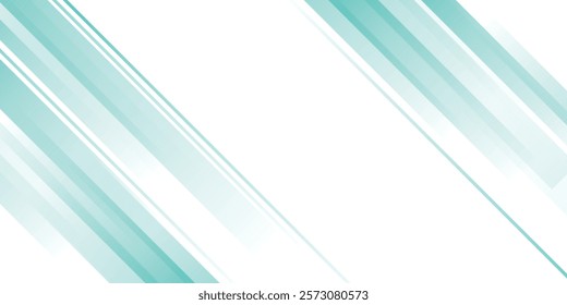 Modern Green Turquoise Grey White Line Abstract Background for Presentation Design Template. Suit for corporate, business, wedding, and beauty contest