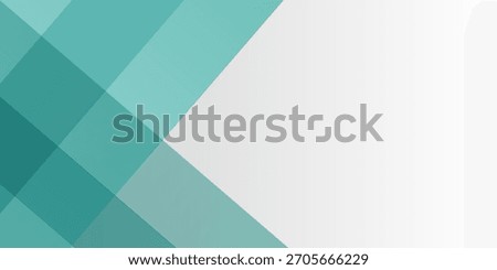 Modern Green Turquoise Grey White Line Abstract Background for Presentation Design Template. Suit for corporate, business, wedding, and beauty contest. vector
